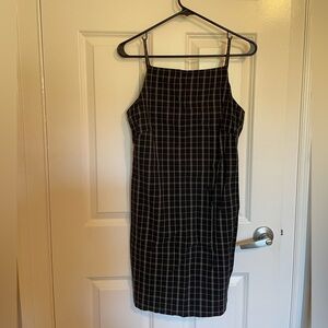 Vintage Espirit Y2K Plaid Spaghetti Strap Dress